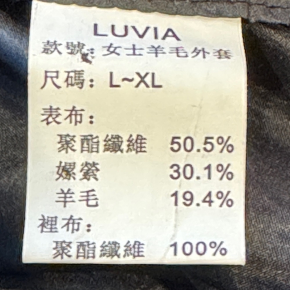 Iluvia 1978 Italy Wool Blend Textured Black Ornate Button Cape Size L/XL NWT - Picture 12 of 16